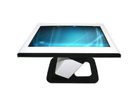 Zは不規則でスマートなスクリーンの接触テーブルのマルチメディアAIOのタッチ画面のコーヒー テーブルを形づけた
