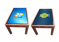 スマートな相互タッチ画面のテーブルの容量性マルチメディアAIOのタッチ画面のコーヒー テーブル