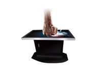 屋内スマートなタッチ画面のコーヒー テーブルは相互LCDの多タッチ画面のテーブルを防水する