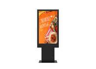販売のためにスクリーンを広告する床の立場のキオスクのデジタル表記の表示屋外のデジタル