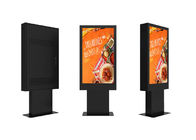販売のためにスクリーンを広告する床の立場のキオスクのデジタル表記の表示屋外のデジタル