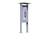 バス停のハイウェーのためのデジタル表記を立てる携帯用防水Lcdスクリーン4Kの屋外の表示床