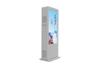 75インチの広告板屋外LCD HD表示人間の特徴をもつ広告デジタル表記の表示キオスク
