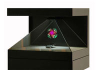 逆にされた三角形のピラミッド3Dのレーザー光線写真表示アンドロイド270度長い寿命