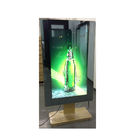 屋内永続的なデジタル表記のキオスクLCDの魔法の広告のスマートなタッチスクリーン ミラーのキオスク