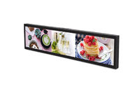 狭いところの斜面35.5&quot;小売店のためにビデオ プレーヤーを広告する超広いLCD表示LCD
