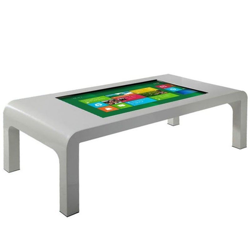 43インチの床の立場赤外線多Touch10は相互コーヒー テーブルを指します