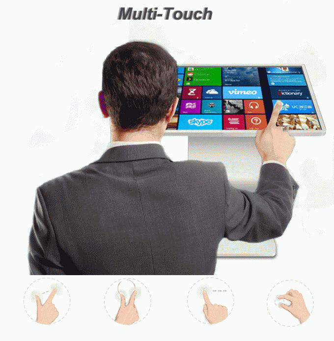 1つのPCのwifiのタッチ画面の広告表示すべて43インチのトーテム