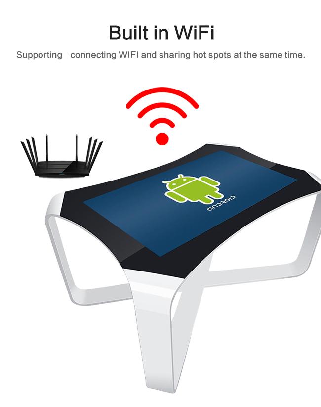 卸売43のインチLCDスクリーンのスマートな表示X-はキオスクの相互 の接触 のテーブルを形づけた
