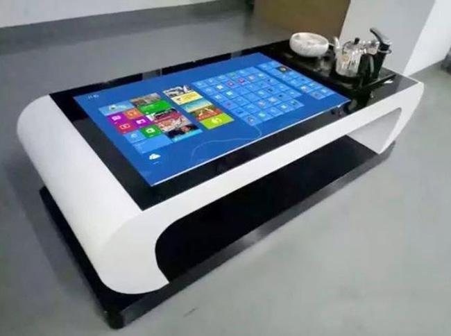 製造業者のスマートな接触テーブルのタッチ画面TVのテーブルが付いているスマートな容量性コーヒー テーブル