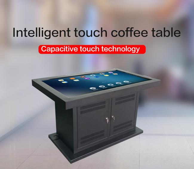 店/KTV/棒/レストランのための人間の特徴をもつ/Windows LCDの相互多接触スマートなゲームのコーヒー テーブル