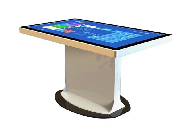屋内スマートなタッチ画面のコーヒー テーブルの防水相互テーブルLCDの多タッチ画面のテーブル