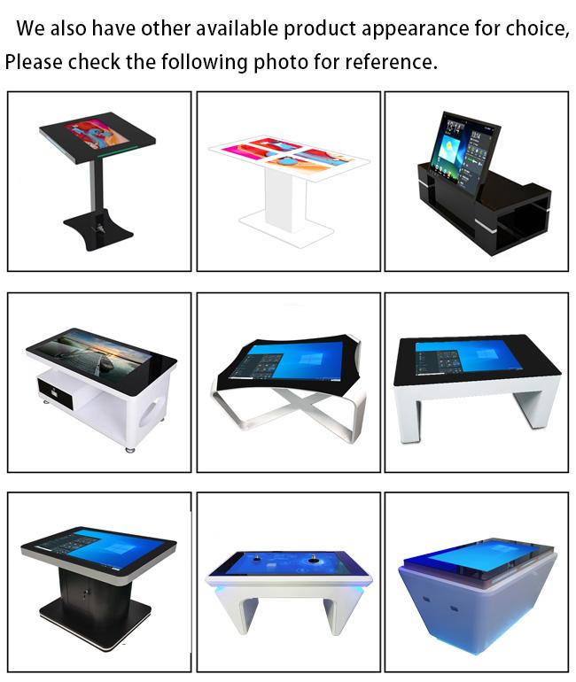 コーヒー バーのテーブル/会議のために多タッチ画面のキオスクを広告するスマートなタッチスクリーンのテーブルLCD