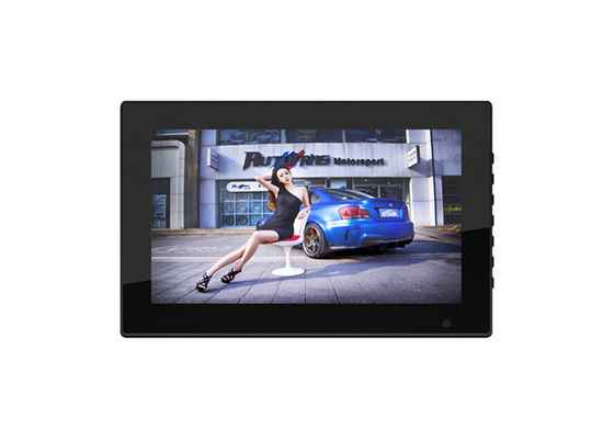白色 14インチデジタル写真フレーム マルチOSD言語とステレオスピーカー X 2