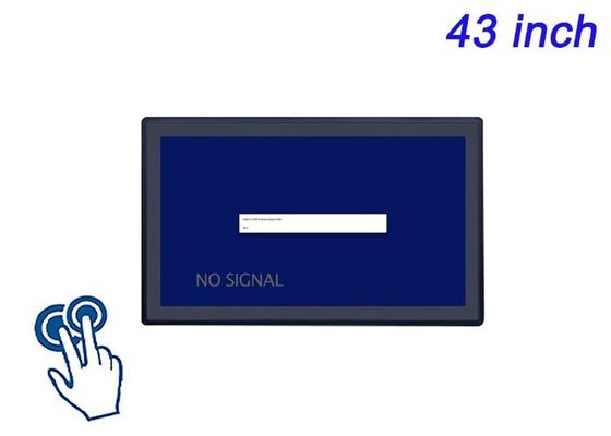 スマートシティディスプレイ,スポーツアリーナ,インベッシブデジタル広告,大規模産業モニタリング用の43インチタッチ埋め込み画面