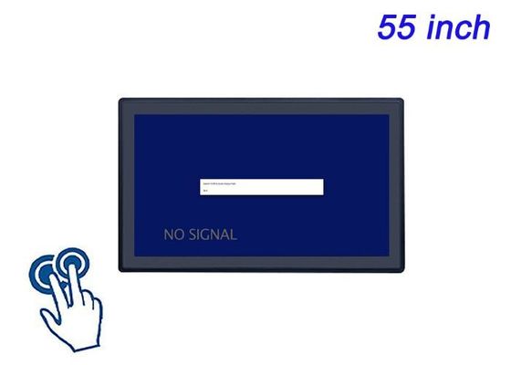 インタラクティブなディスプレイ,小売システム,スマート機器,デジタルサイネージ用の55インチ埋め込みタッチモニター