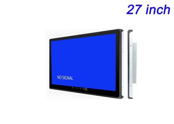 デジタル広告,物流運用,公共交通機関ディスプレイ,展示パネル用の27インチ埋め込みモニター
