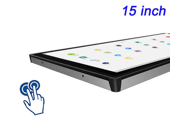 セキュリティシステム,倉庫自動化,自動販売機,輸送インターフェース用の15インチAndroid組み込みタッチスクリーン