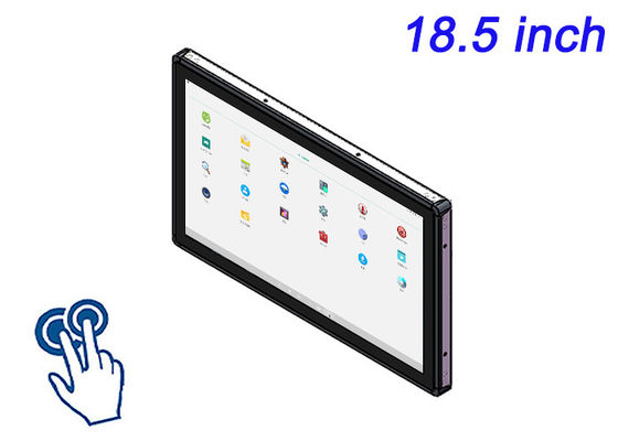 18.5インチAndroidタッチ内蔵モニター 健身器具,案内ディスプレイ,交通用キオスク,エンターテインメントシステム