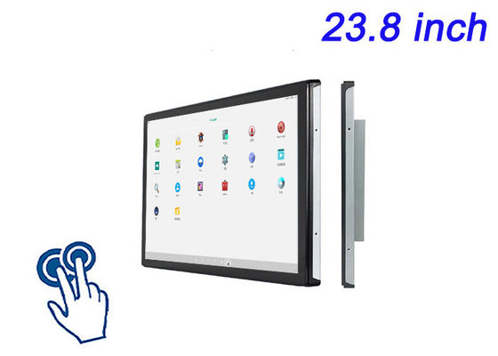 23.8インチのAndroid内蔵タッチスクリーン ホスピタリティアプリケーション,CNCマシン,物流ダッシュボード,デジタルサイネージ