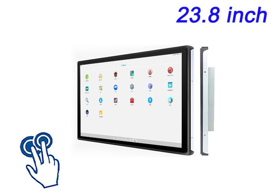 23.8インチのAndroid内蔵タッチスクリーン ホスピタリティアプリケーション,CNCマシン,物流ダッシュボード,デジタルサイネージ