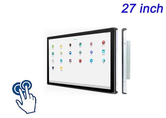 27インチAndroid内蔵タッチスクリーン 展示台,スマート小売アプリケーション,マルチメディアコンソール,制御システム