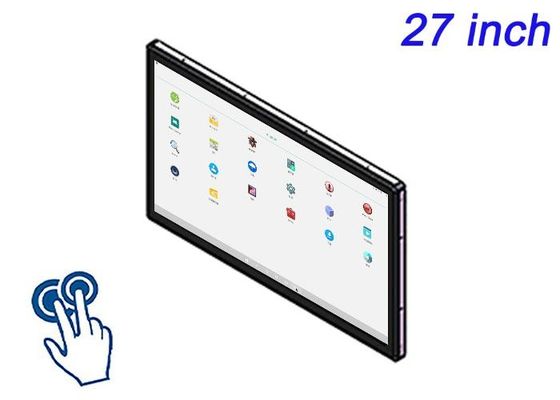 27インチAndroid内蔵タッチスクリーン 展示台,スマート小売アプリケーション,マルチメディアコンソール,制御システム