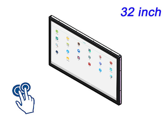 32インチのAndroid内蔵タッチモニター コマンドセンター,公共交通機関ディスプレイ,物流ダッシュボード,デジタル広告パネル