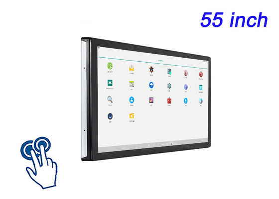 55インチAndroid内蔵タッチスクリーン 公共交通機関ディスプレイ,浸透的な小売体験,企業インターフェース,展示パネル