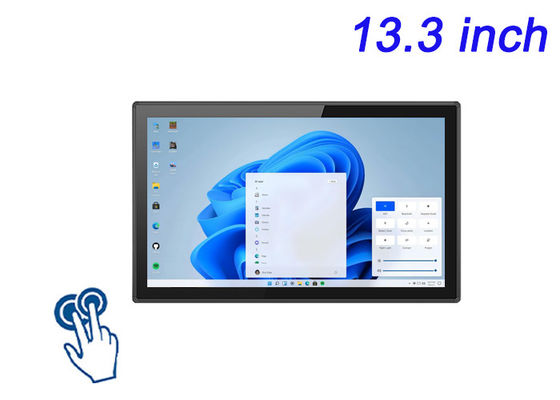 13.3インチWindowsタッチ内蔵モニター 小売チェックアウト,インタラクティブなデジタルシグネージ,スマートホームハブ,制御パネル