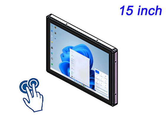 セキュリティモニタリング,工場自動化,倉庫管理,輸送ディスプレイのための15インチWindowsタッチ埋め込み画面