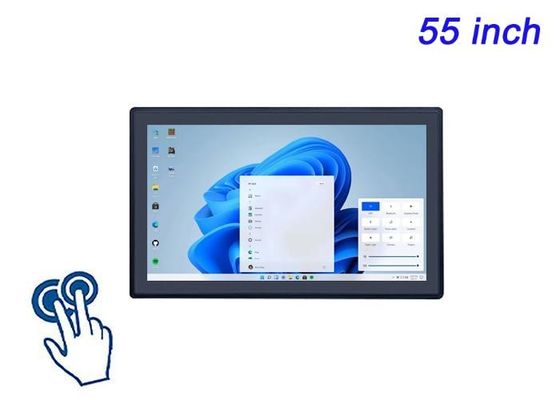 55インチWindowsタッチ内蔵スクリーン 企業プレゼンテーション,デジタルアート・インスタレーション,インタラクティブな博物館展示品,高級ビデオ会議