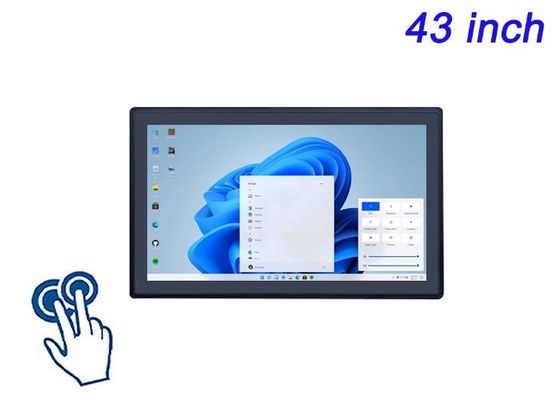 スマートシティディスプレイ,スタジアムインターフェース,イン Immersive Retail Solutions,ゲームシステム用の43インチWindowsタッチ埋め込み画面