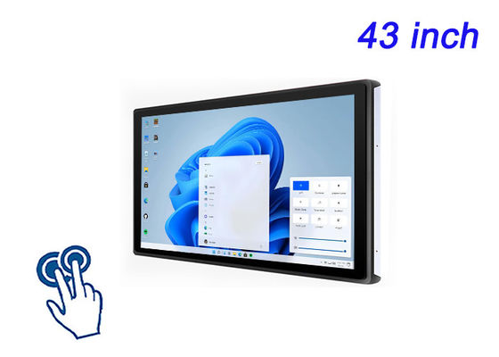 スマートシティディスプレイ,スタジアムインターフェース,イン Immersive Retail Solutions,ゲームシステム用の43インチWindowsタッチ埋め込み画面