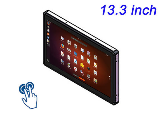13.3インチ Linux タッチ内蔵ディスプレイ ロジスティック・ターミナル,HMI パネル,自動車制御システム,セキュリティ監視