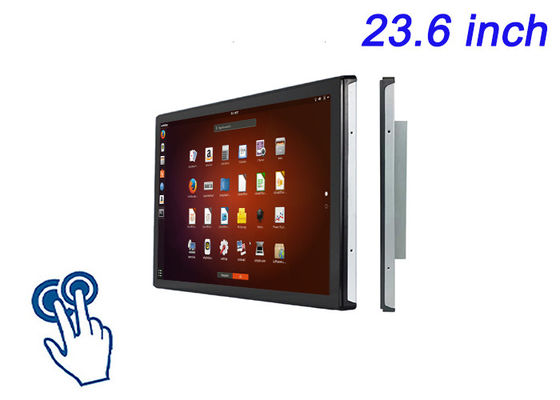 23.6インチLinuxタッチ内蔵画面,CNCマシン,スマートシティアプリケーション,病院監視システム,展示台