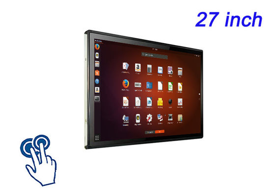 27インチLinuxタッチ内蔵画面 大規模小売ディスプレイ,空港チェックインシステム,放送モニタリング,エネルギーダッシュボード