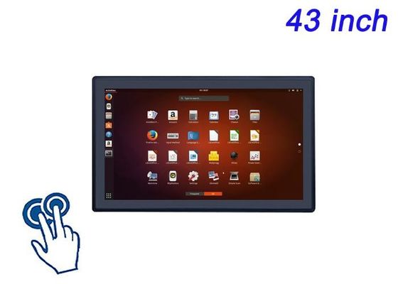 産業自動化,スマートシティキオスク,ヘルスケアインターフェイス,コマンドルームのための43インチLinuxタッチ埋め込み画面