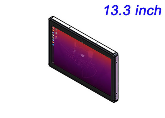 13.3インチ Linux 埋め込みディスプレイ ロジスティック・ダッシュボード,公衆情報パネル,工場自動化,セキュリティシステム