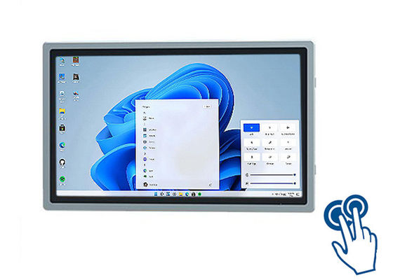 21スマートシティインターフェースと産業用ダッシュボード用の0.5インチ高画質のWindowsタッチディスプレイ
