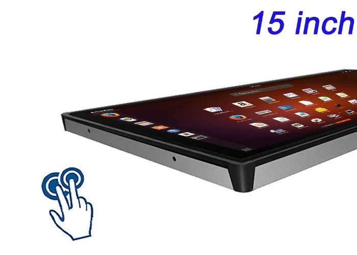 医療システム,スマート自動販売機,交通インターフェース,エンターテインメントパネルのための15インチLinuxタッチ埋め込みディスプレイ