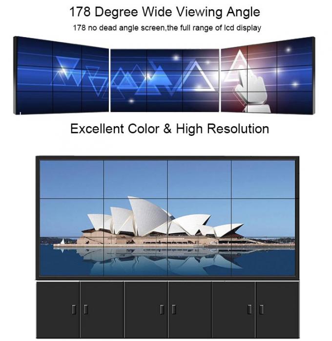 3X3サムスン700nits HD 3.9mmの床の立場の商業導かれたバックライトlcdのウォール・ディスプレイ