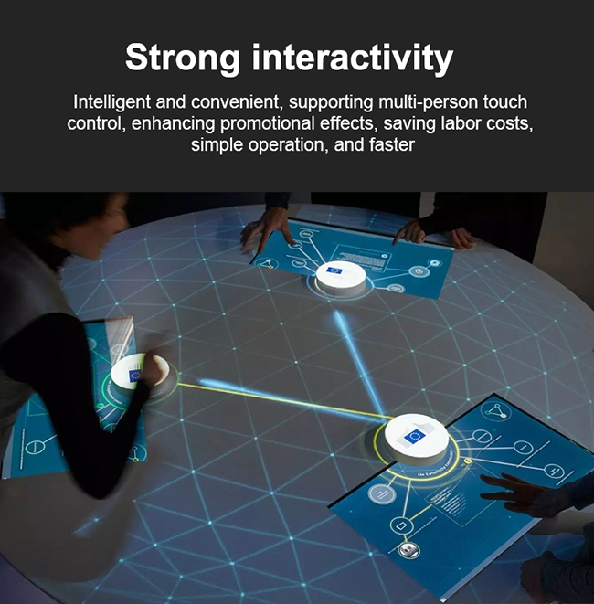 43インチの人間の特徴をもつ相互多タッチ画面棒テーブル、Smurfsの目的認識のテーブル